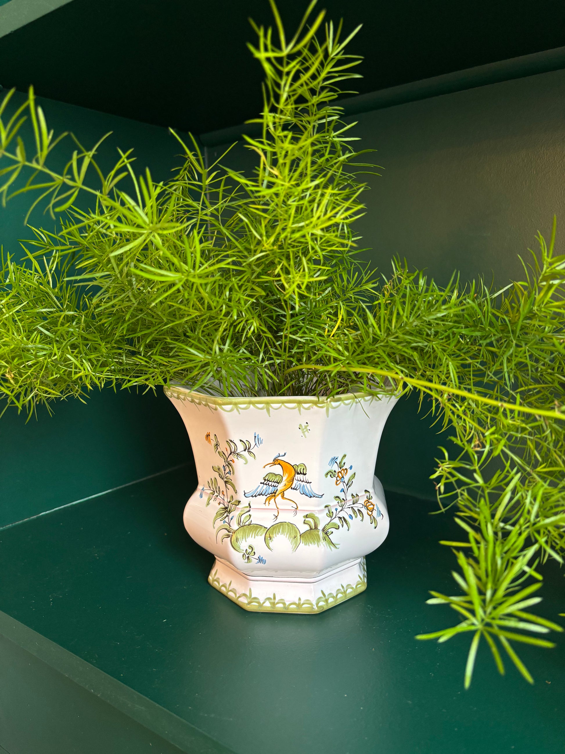 Lallier à Moustier, petit cache-pot en céramique