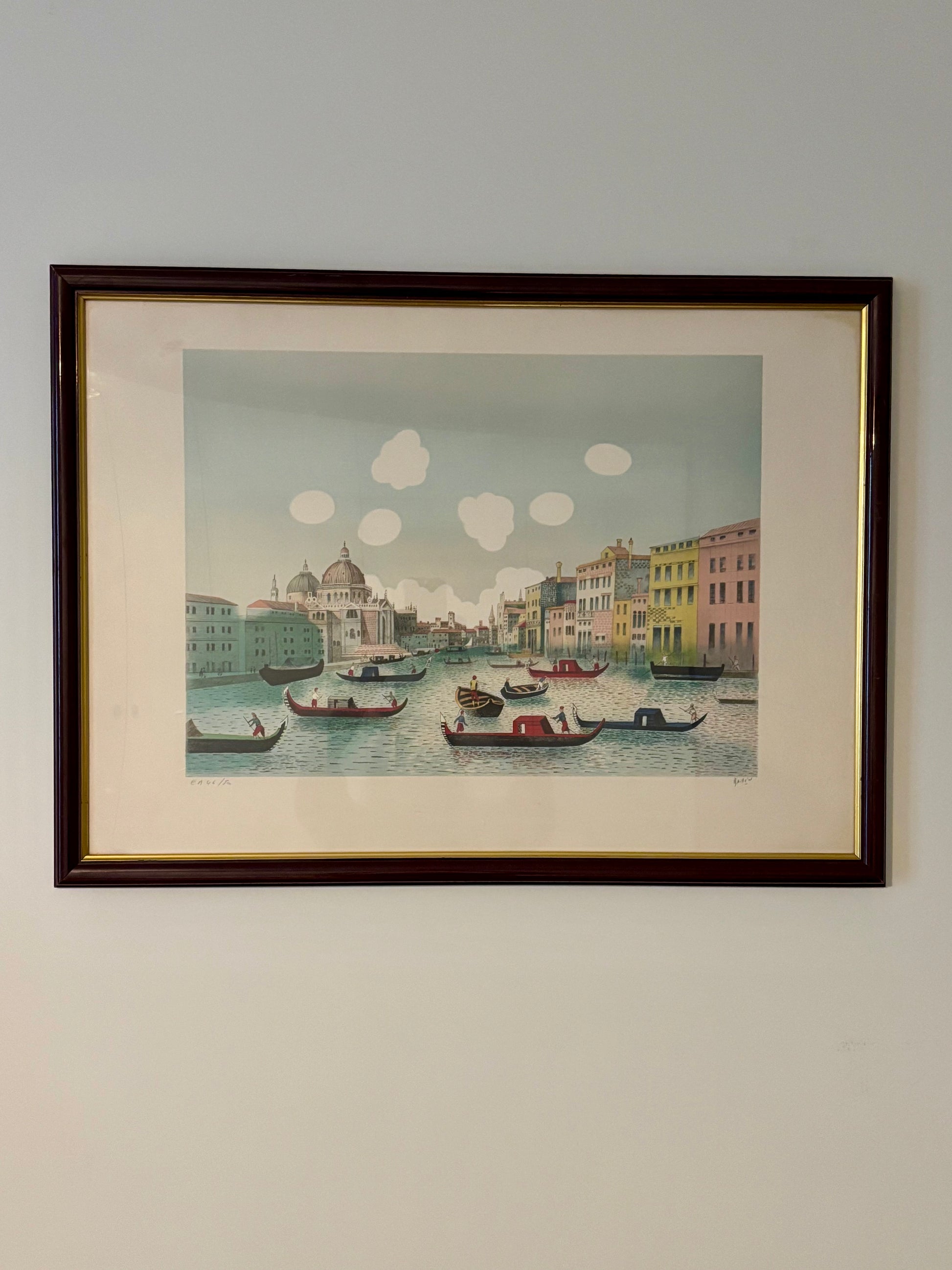 Isabel Baillen, "Venise", lithographie