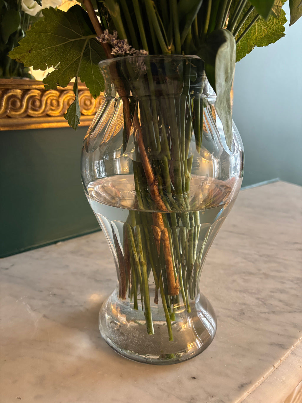 Vase en verre soufflé