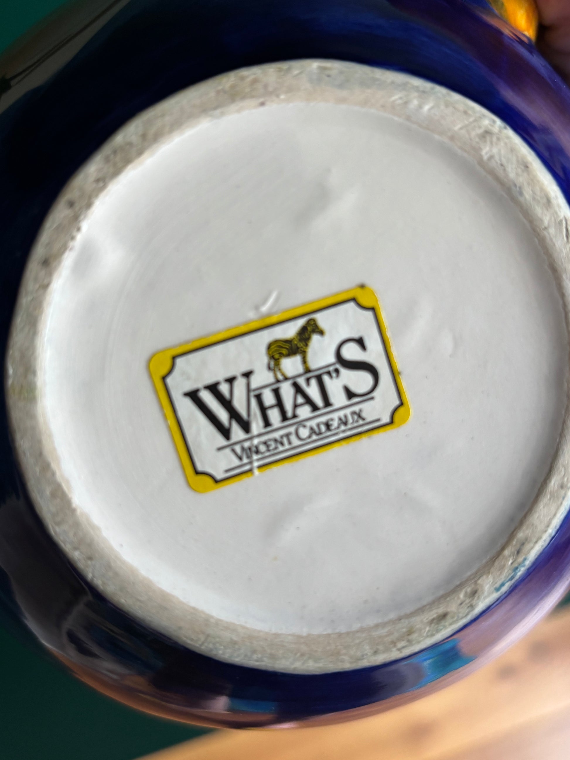 What's, pichet en céramique