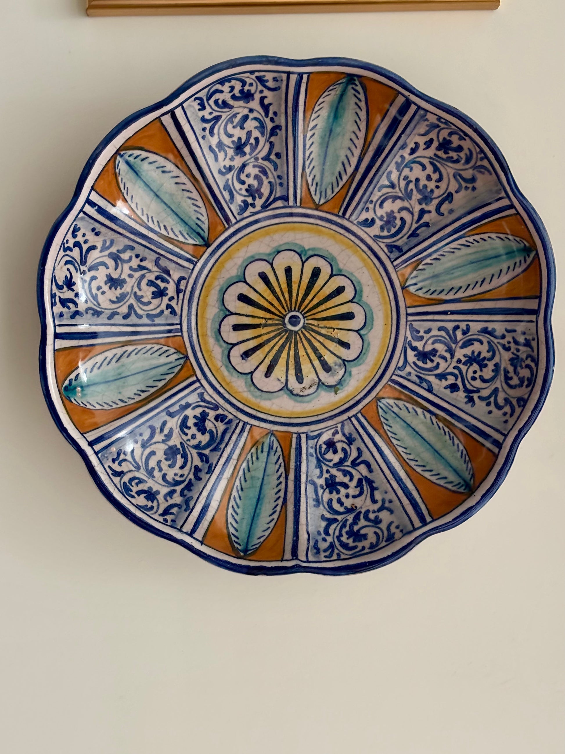 Deruta, assiette murale