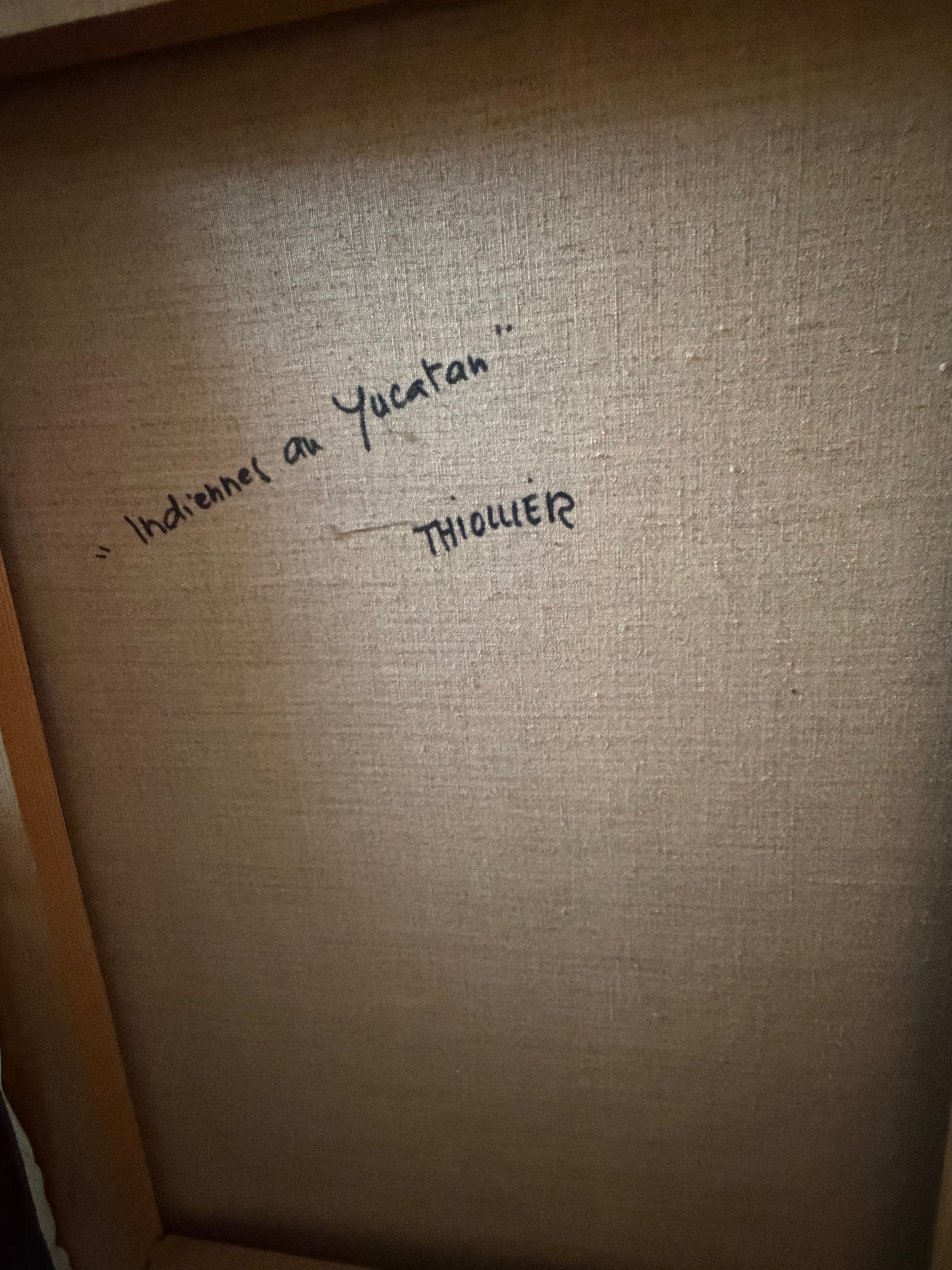 Eliane Thiollier (1926-1989), Indiennes au Yucatán