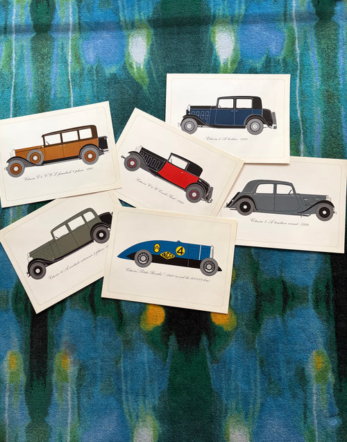 6 affiches voitures Citroën