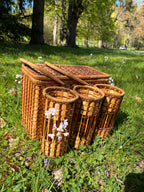 Panier à pique-nique vintage