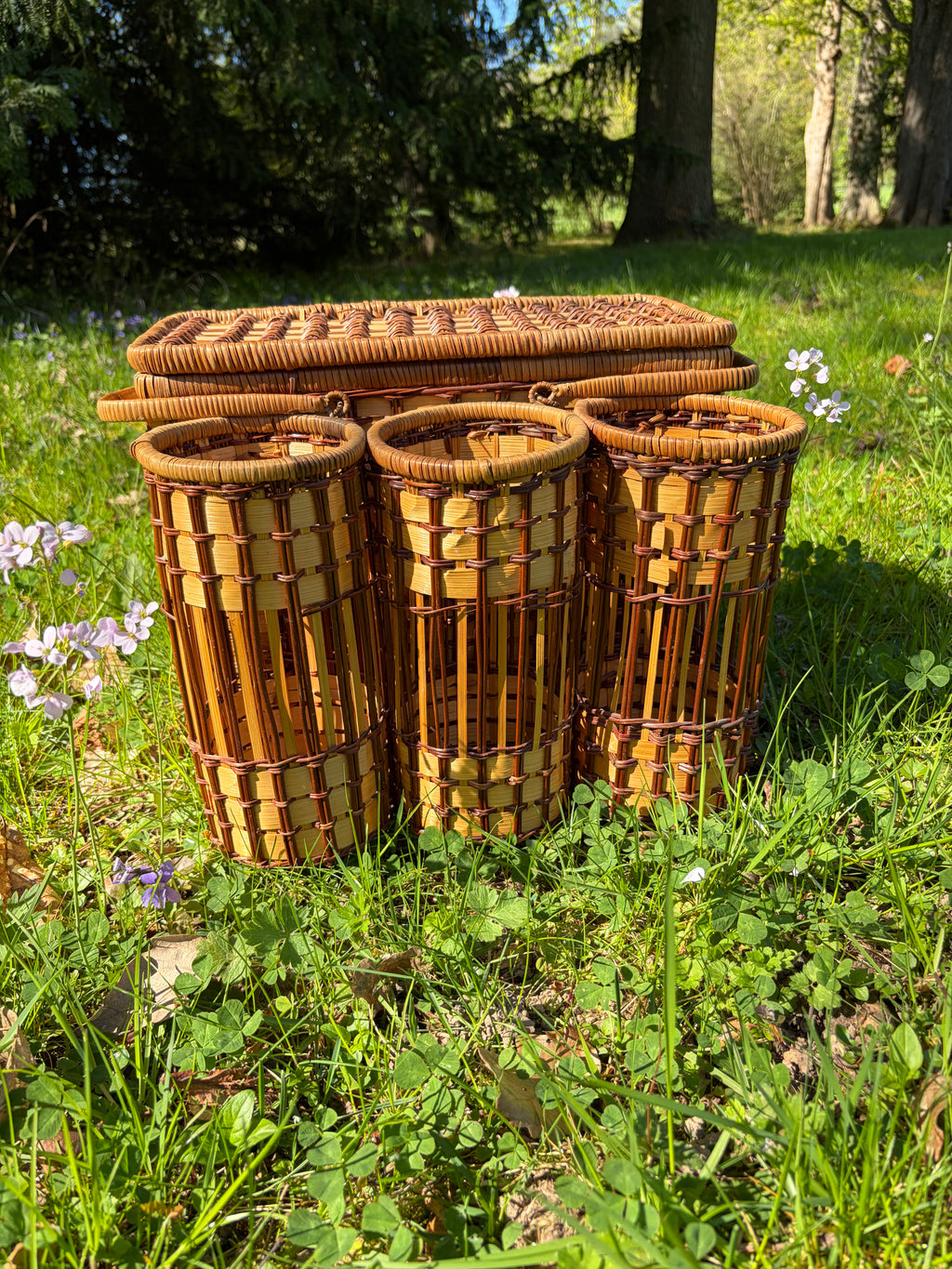 Panier à pique-nique vintage