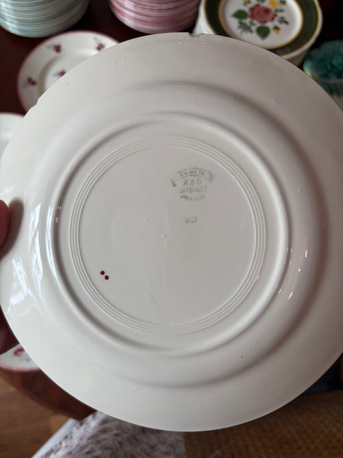 Assiettes Lunéville modèle "Senlis"