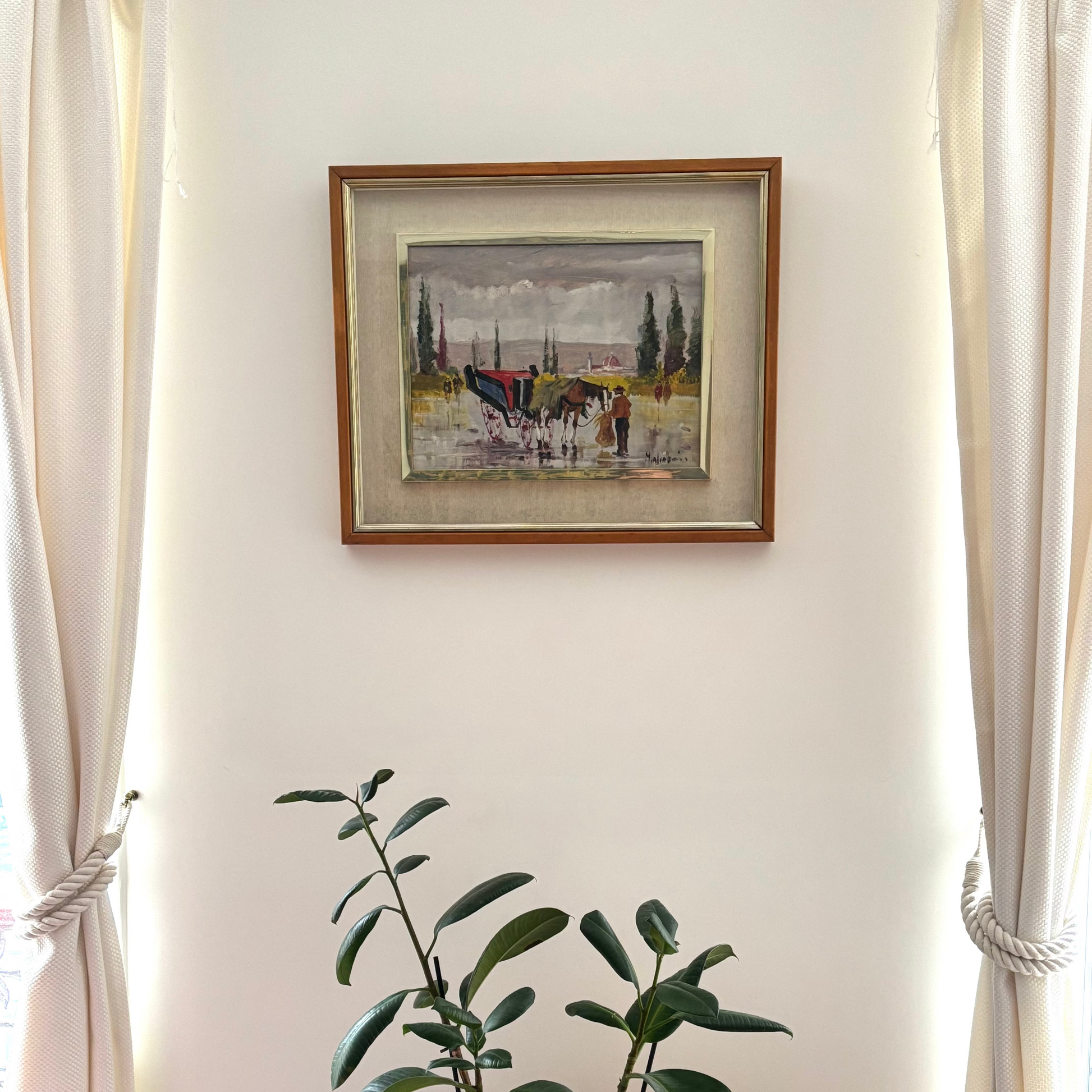 Ecole italienne du XXème siècle - Fiaccheraio a Firenze