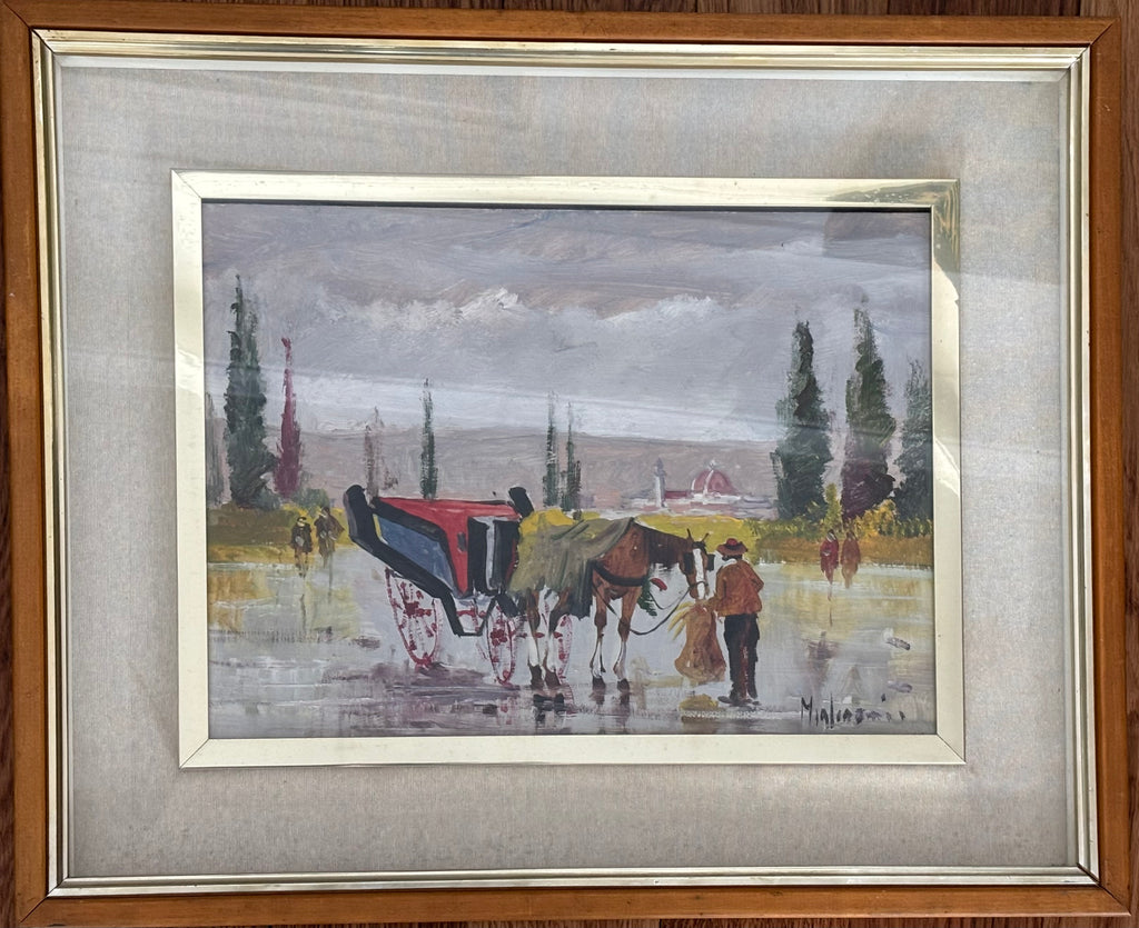 Ecole italienne du XXème siècle - Fiaccheraio a Firenze