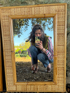 Grand miroir vintage