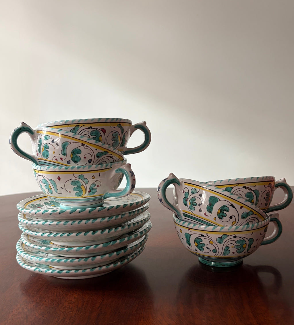 Deruta, set de six tasses