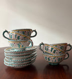 Deruta, set de six tasses