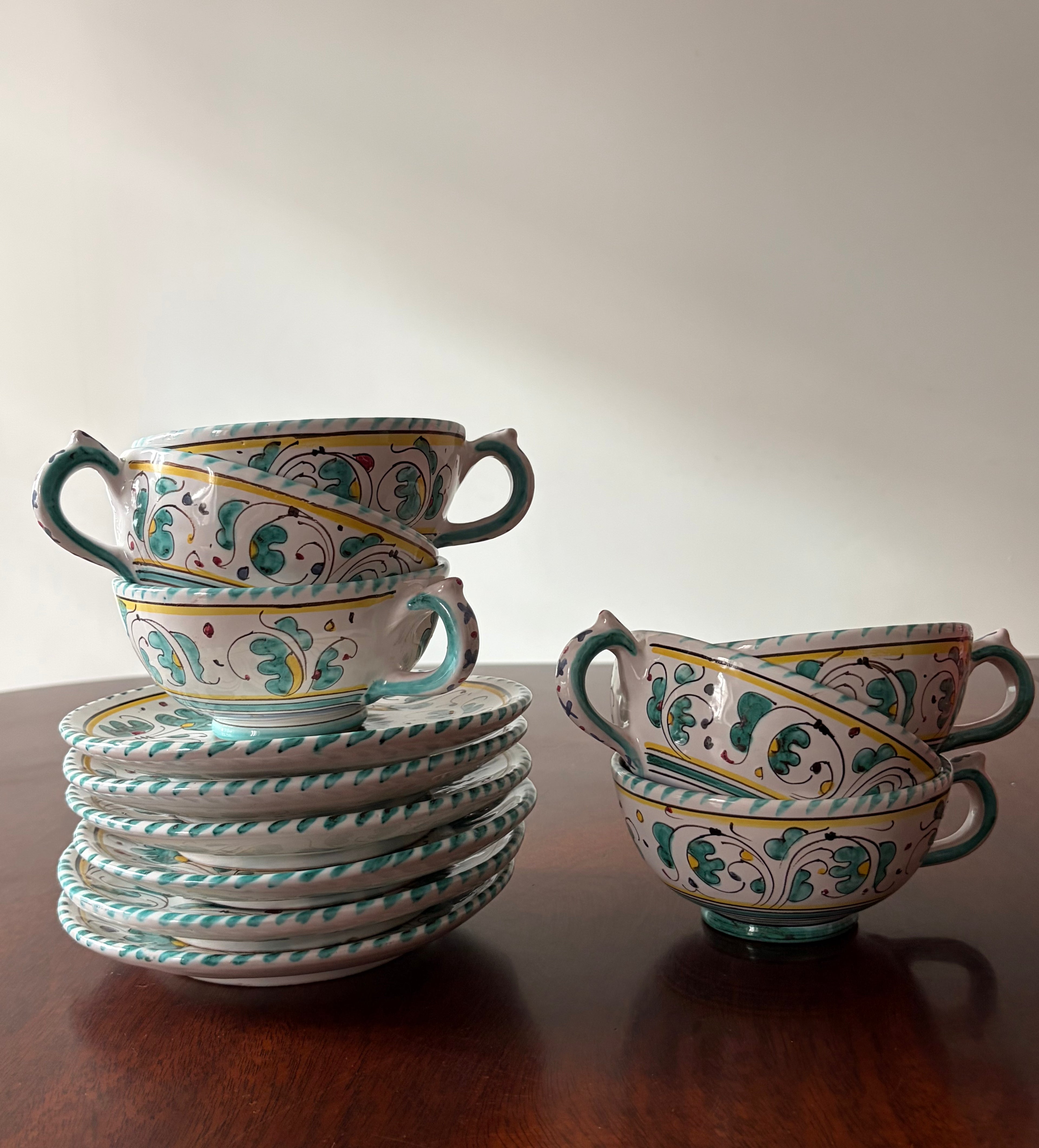 Deruta, set de six tasses
