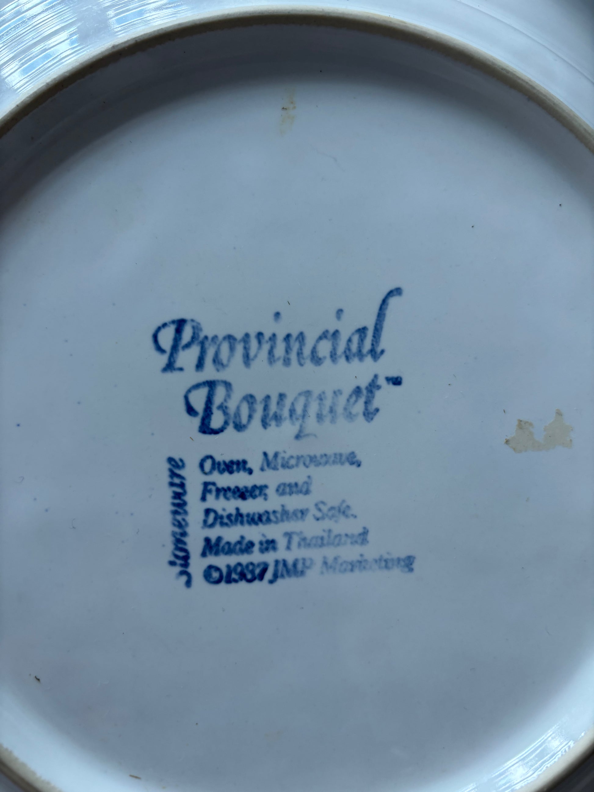 Service "Provincial Bouquet" 1987 JMP Marketing