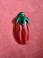 Porte couteaux légumes en barbotine