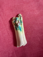 Porte couteaux légumes en barbotine