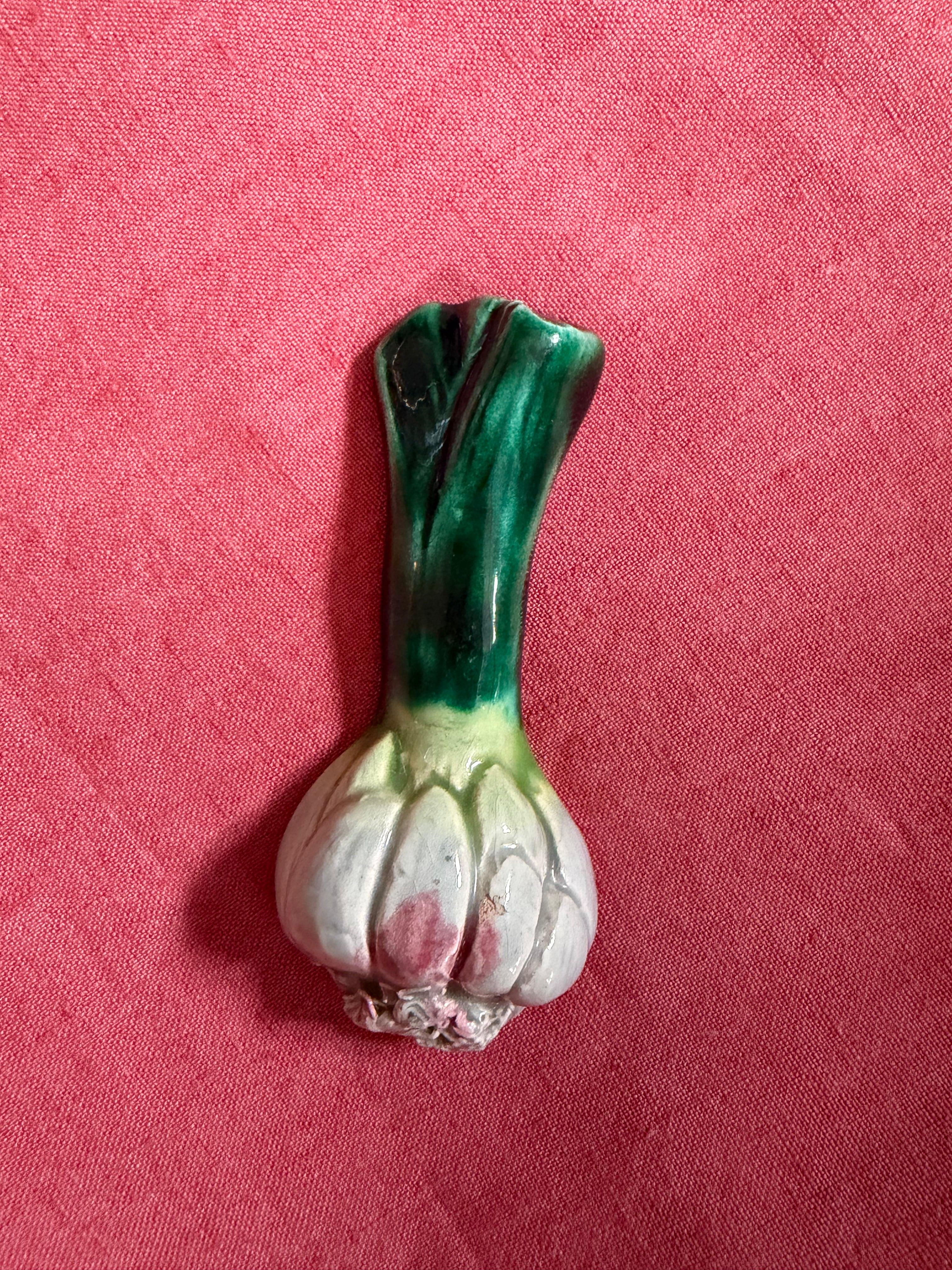 Porte couteaux légumes en barbotine