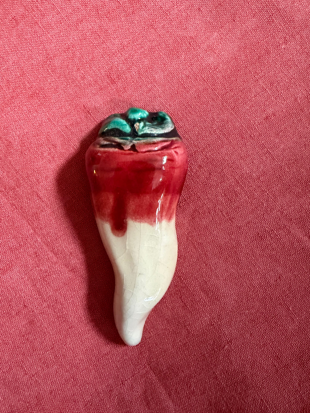 Porte couteaux légumes en barbotine