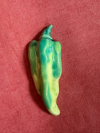 Porte couteaux légumes en barbotine