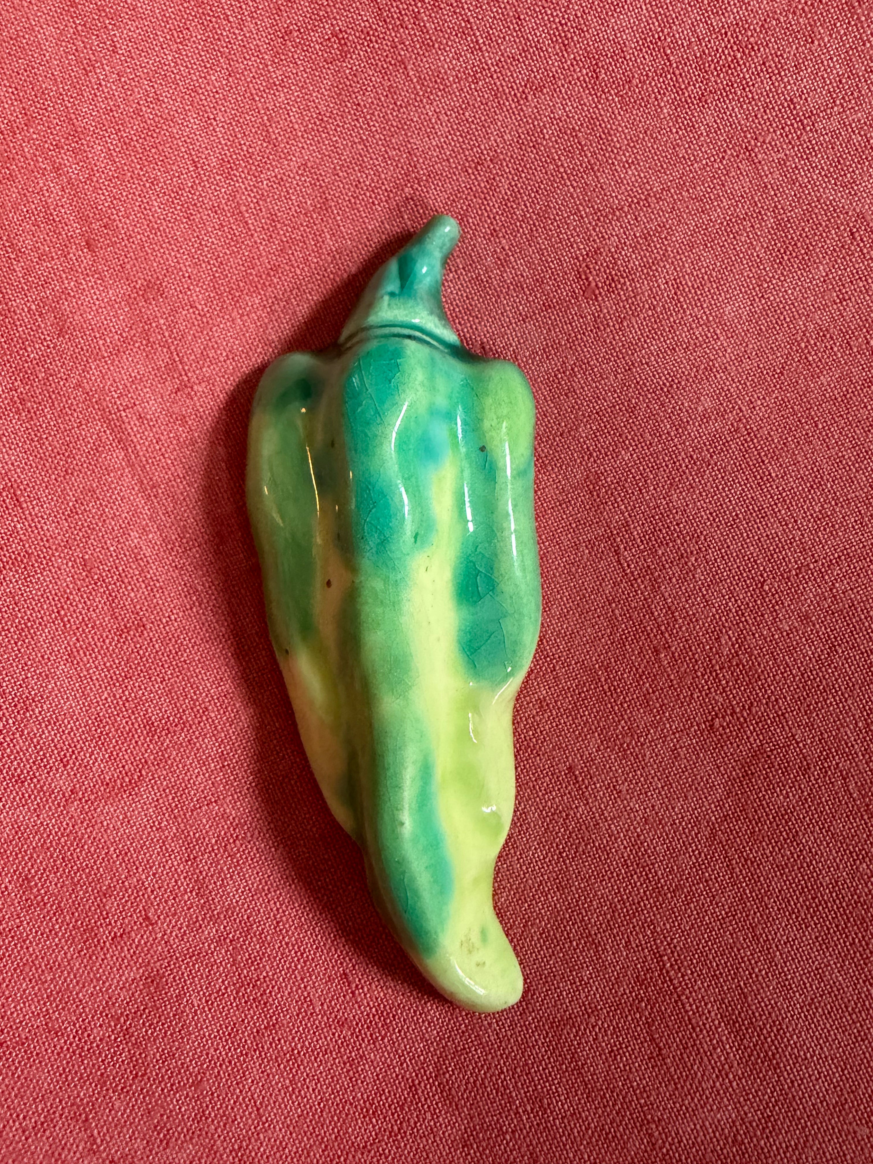 Porte couteaux légumes en barbotine