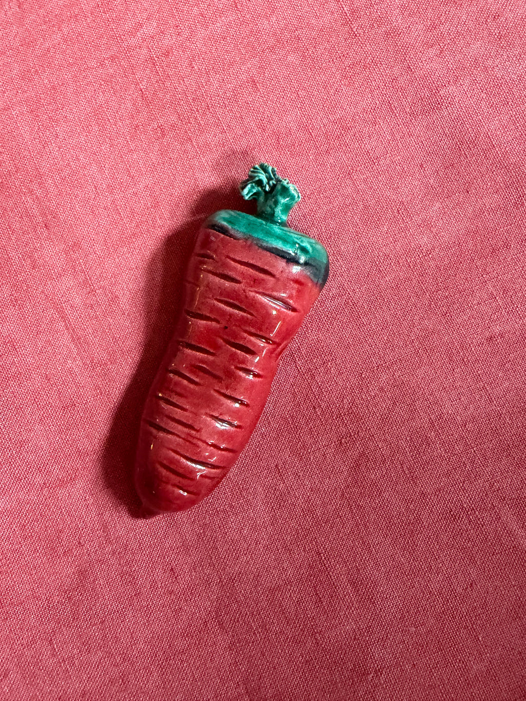 Porte couteaux légumes en barbotine