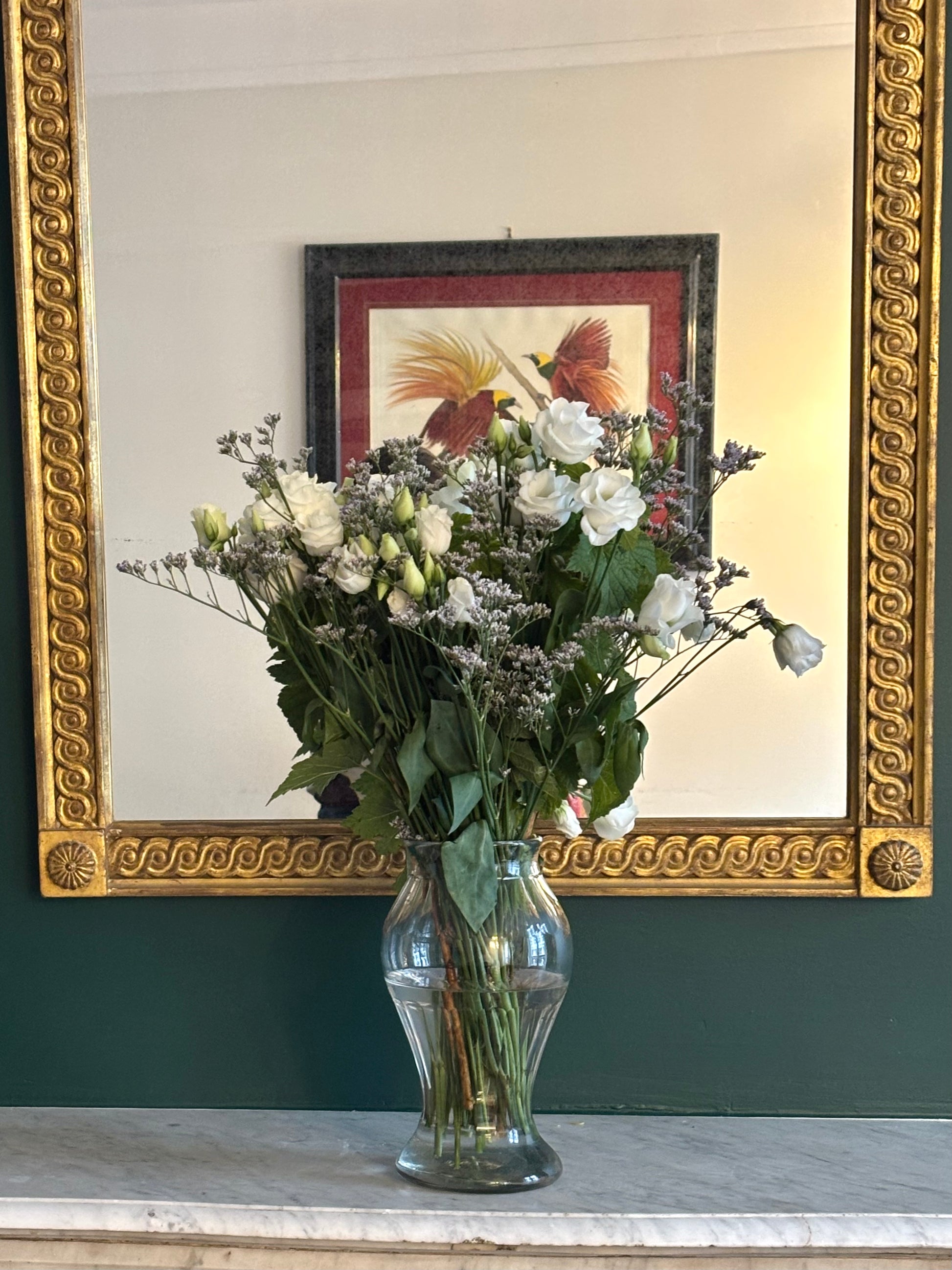 Vase en verre soufflé