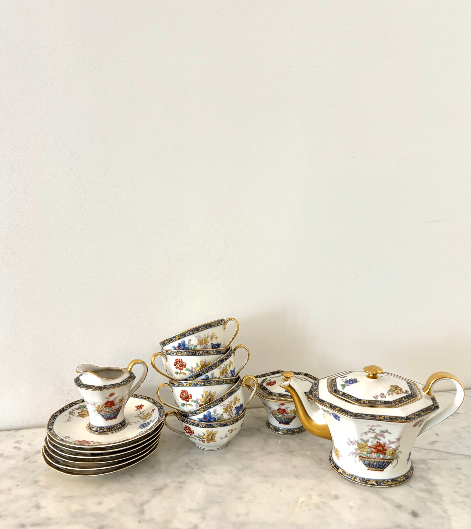 Service a thé Haviland pour la maison Au Vase Etrusque