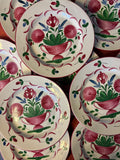 Saint Clément, 10 assiettes en faïence