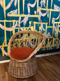 Fauteuil enfant en rotin