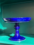 Sèvres, coupe ancienne à fond gros bleu