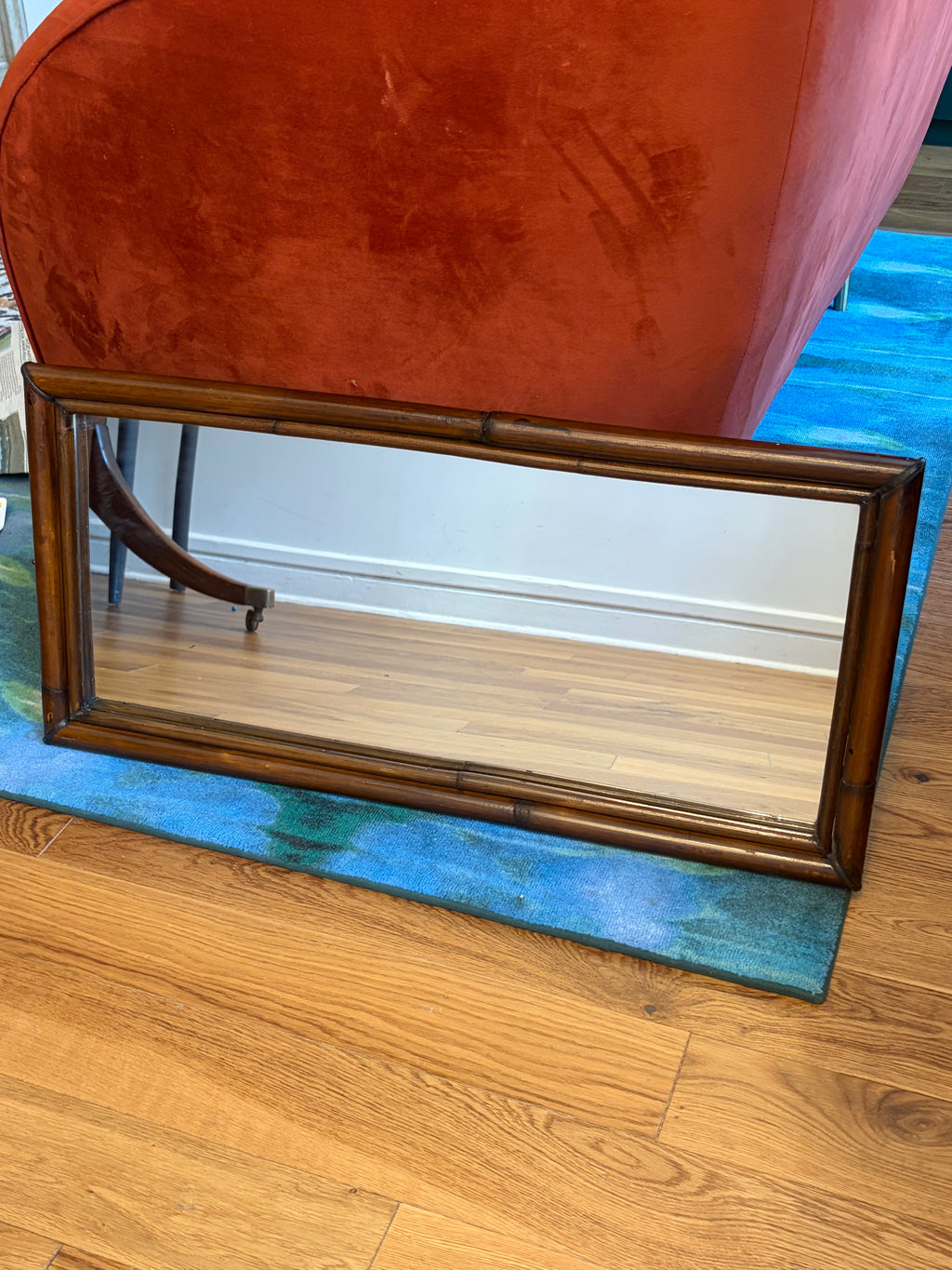 Miroir en bambou