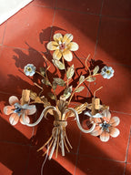 Applique murale bouquet de fleurs
