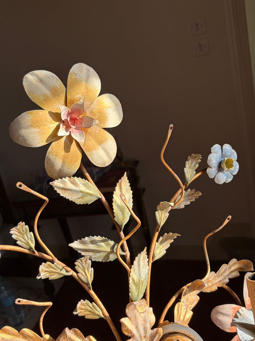 Applique murale bouquet de fleurs