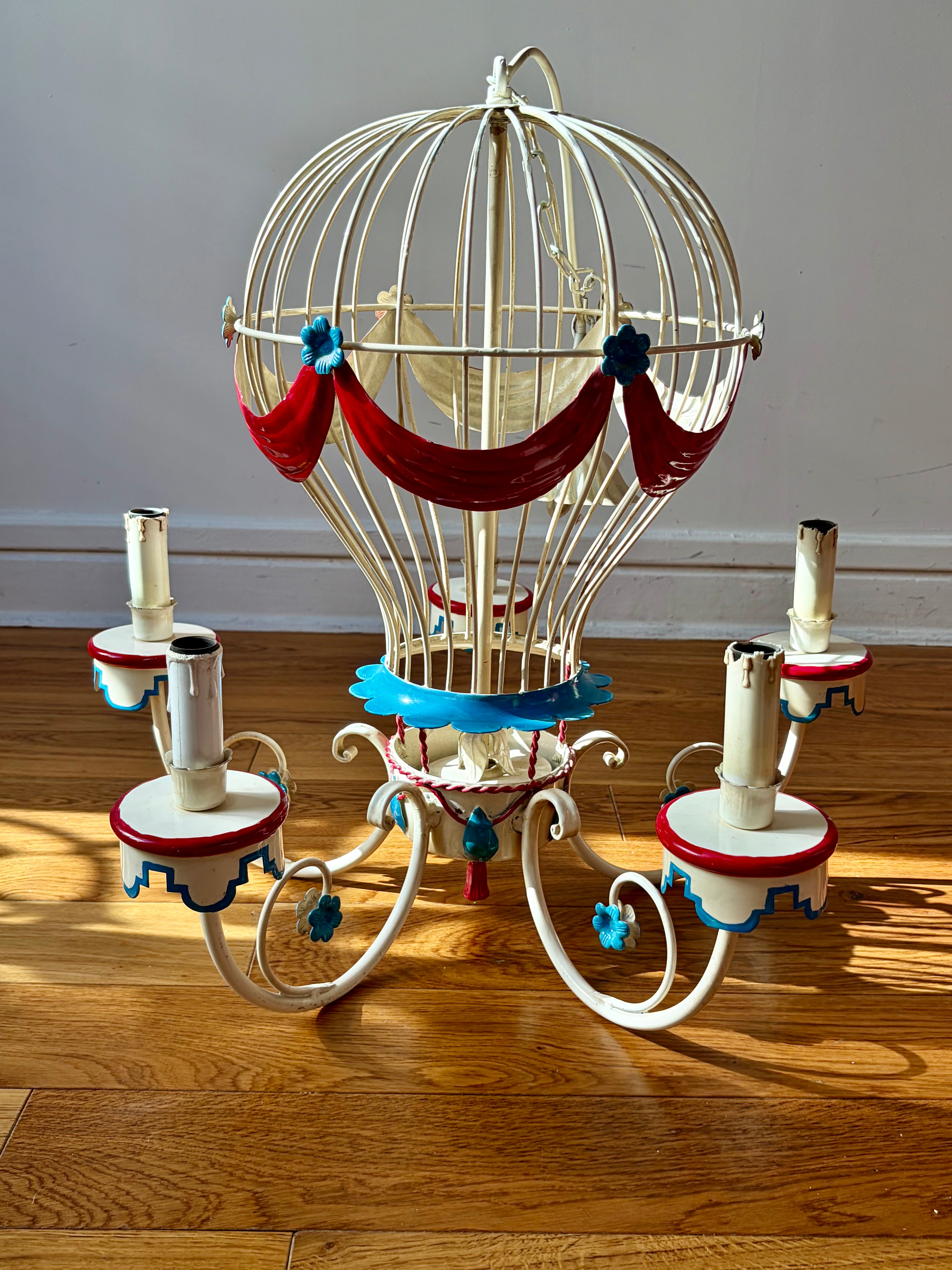 Lustre montgolfière