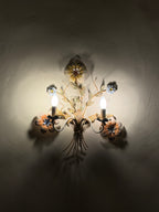 Applique murale bouquet de fleurs