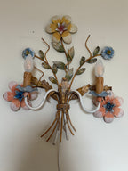 Applique murale bouquet de fleurs