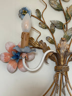Applique murale bouquet de fleurs