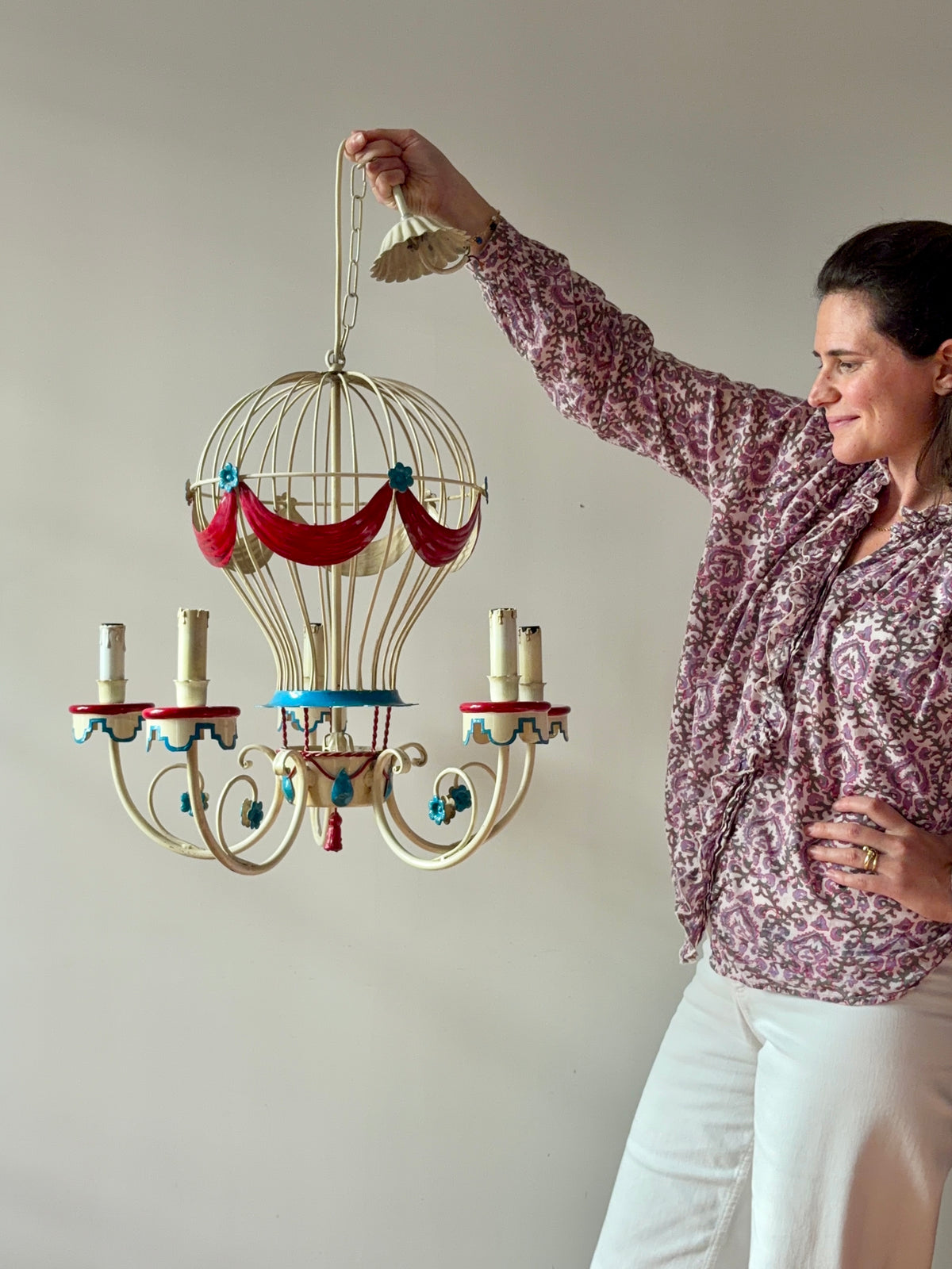 Lustre montgolfière