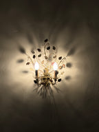 Applique fer et verre