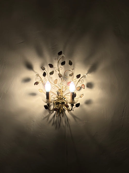 Applique fer et verre