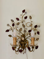 Applique fer et verre