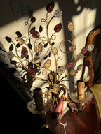Applique fer et verre