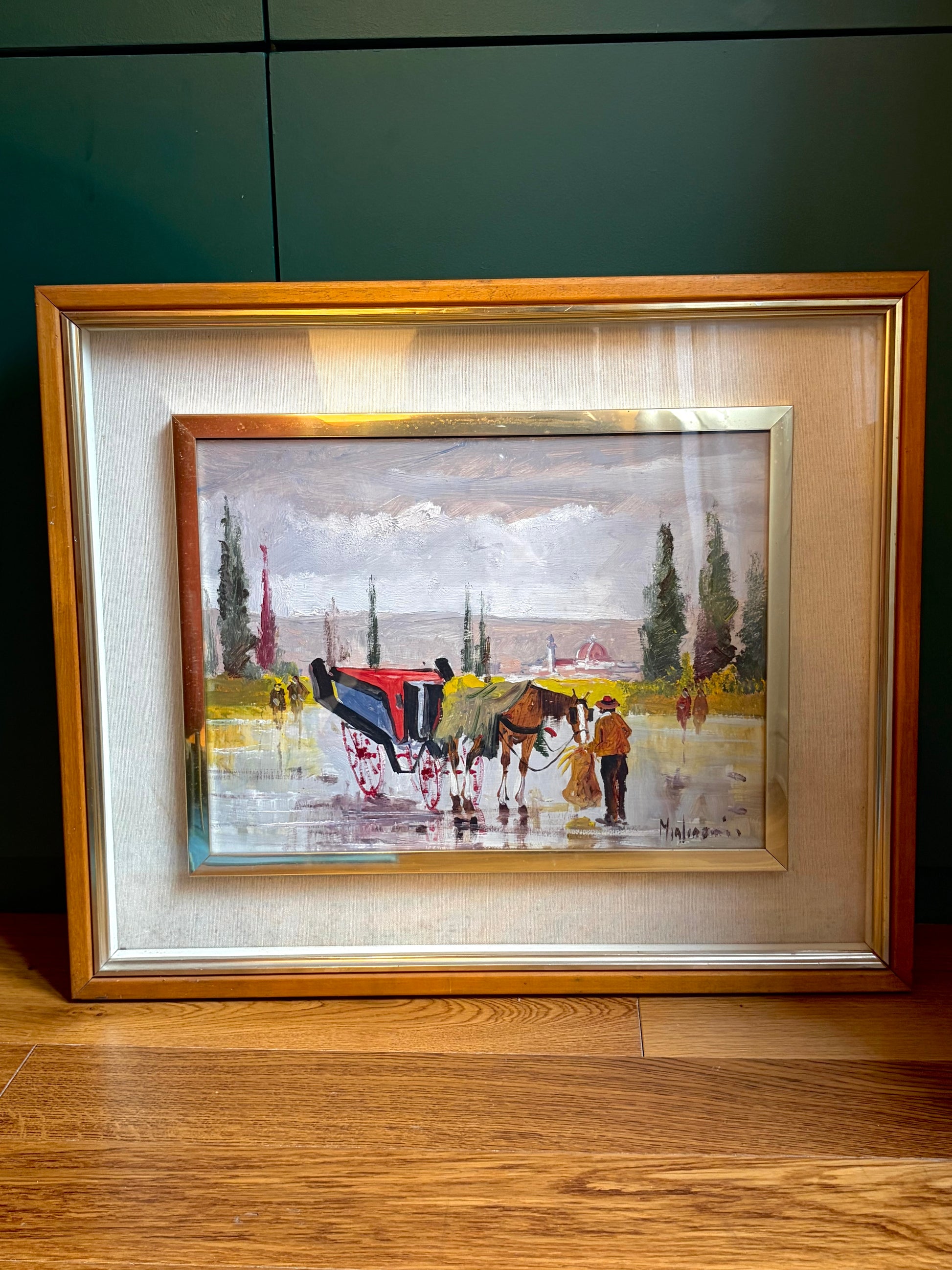 Ecole italienne du XXème siècle - Fiaccheraio a Firenze