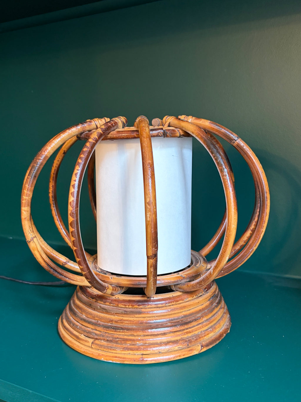 Louis Sognot, lampe bambou