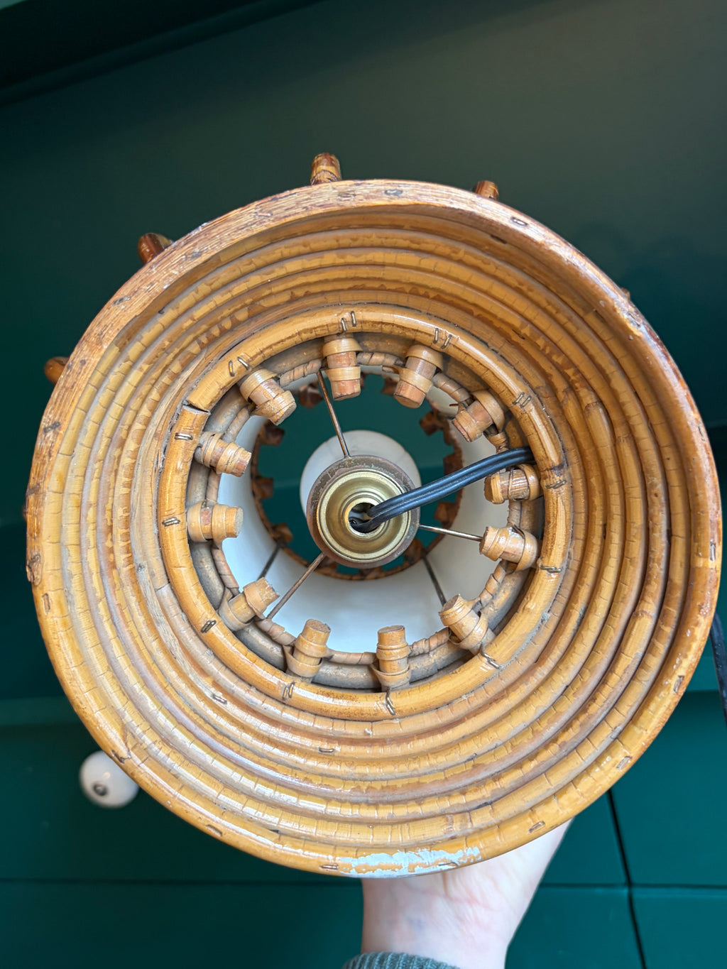 Louis Sognot, lampe bambou