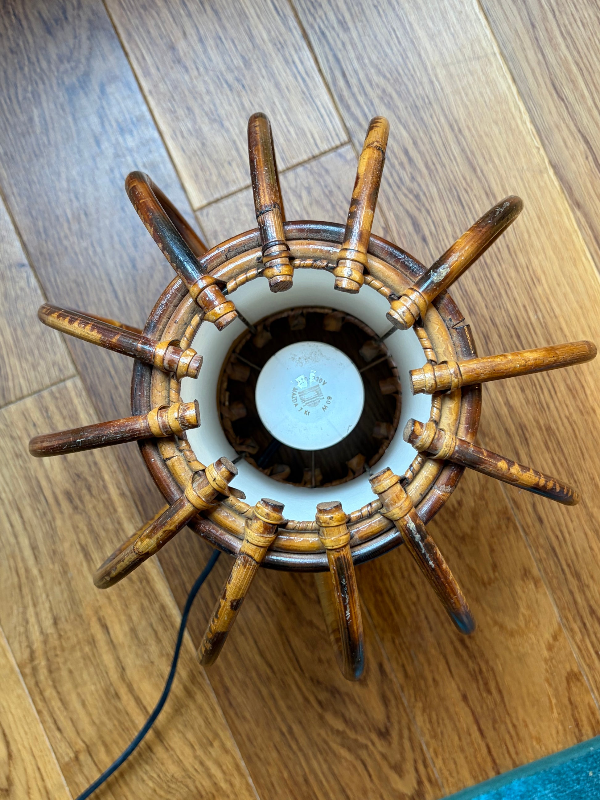 Louis Sognot, lampe bambou