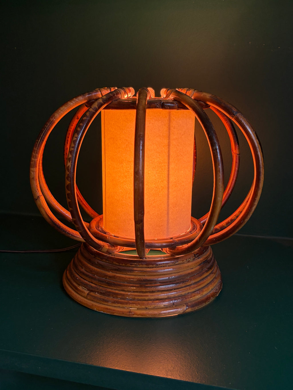 Louis Sognot, lampe bambou