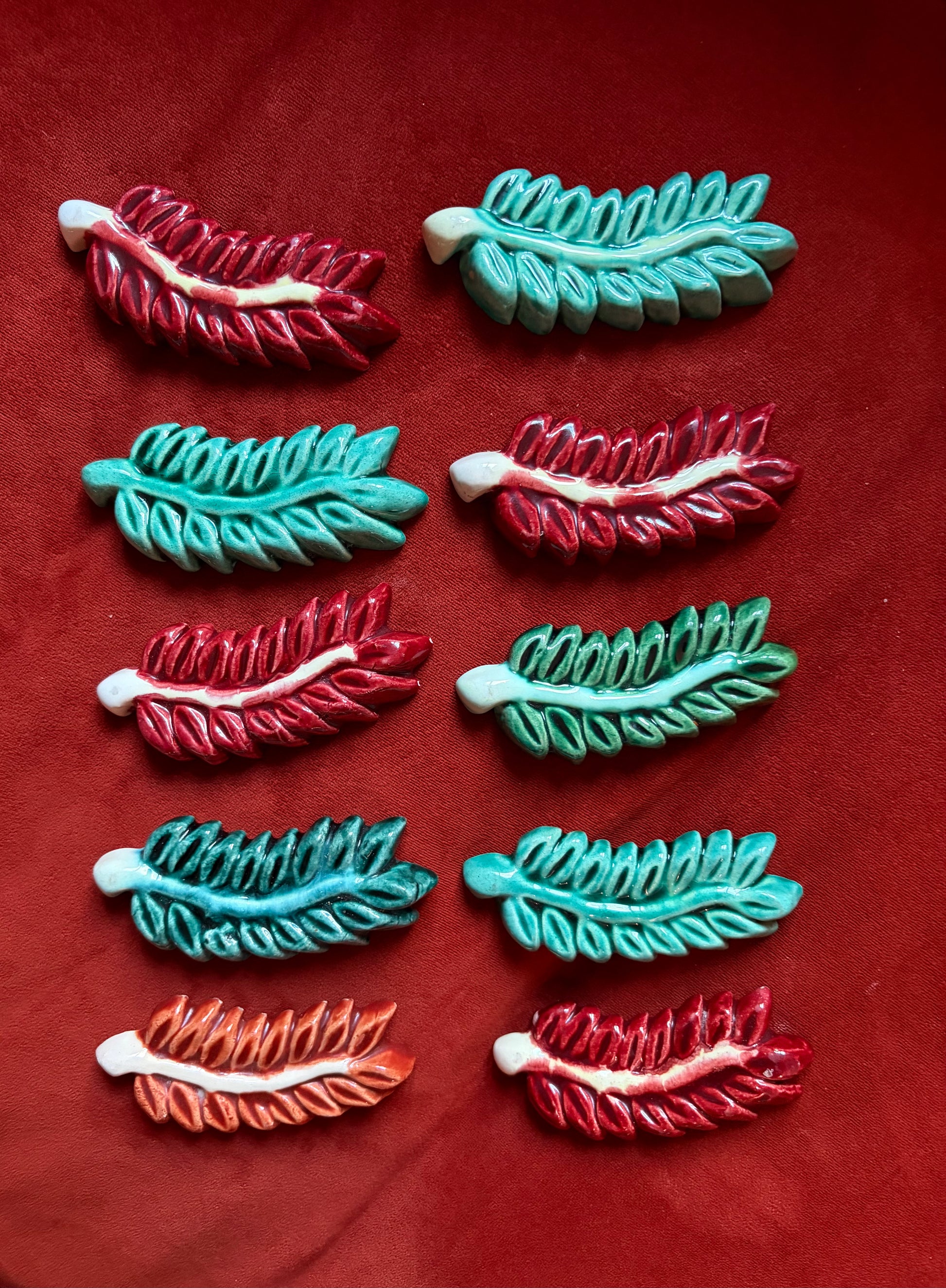 Porte couteaux en barbotine