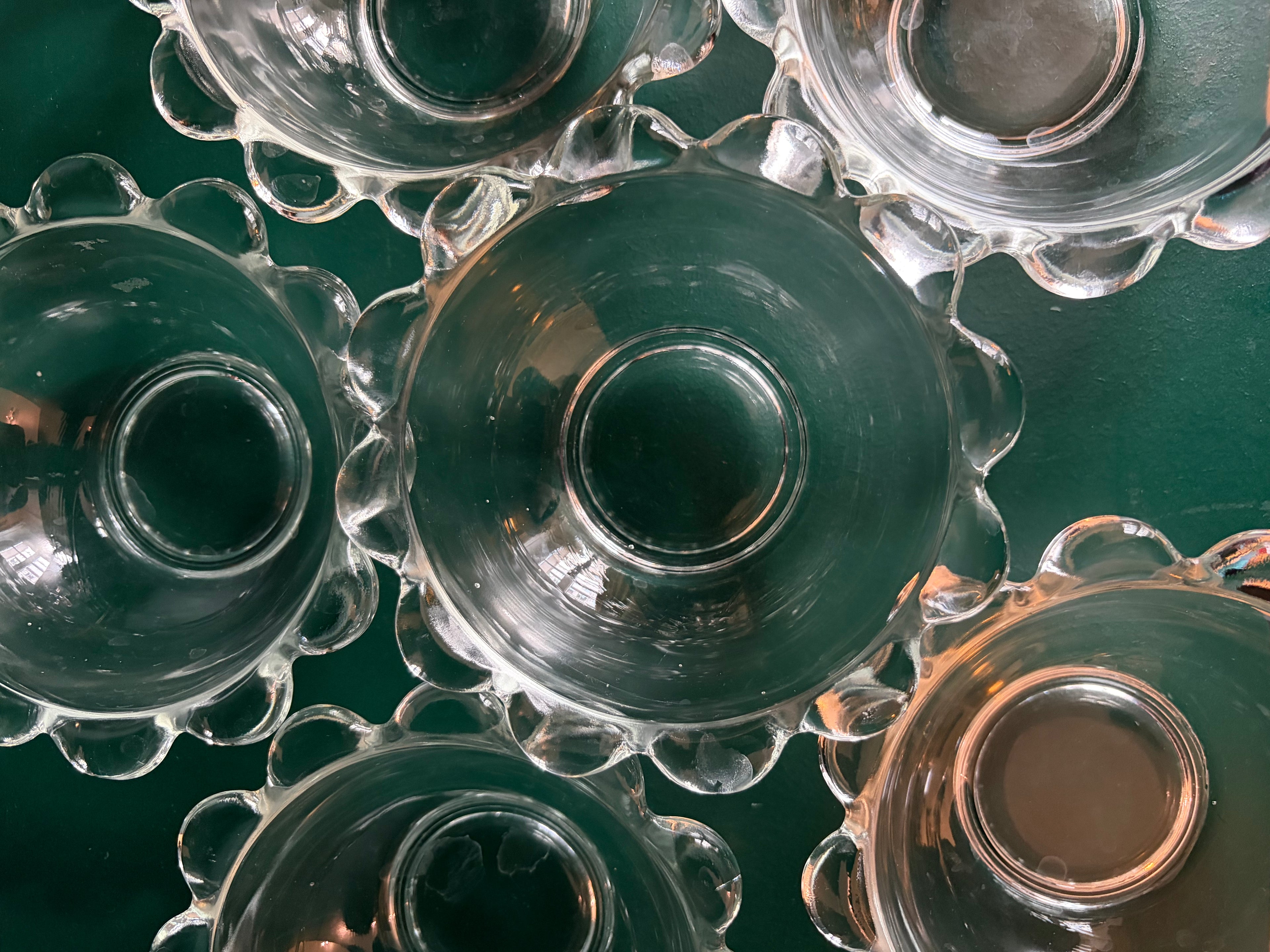 Coupelles en verre
