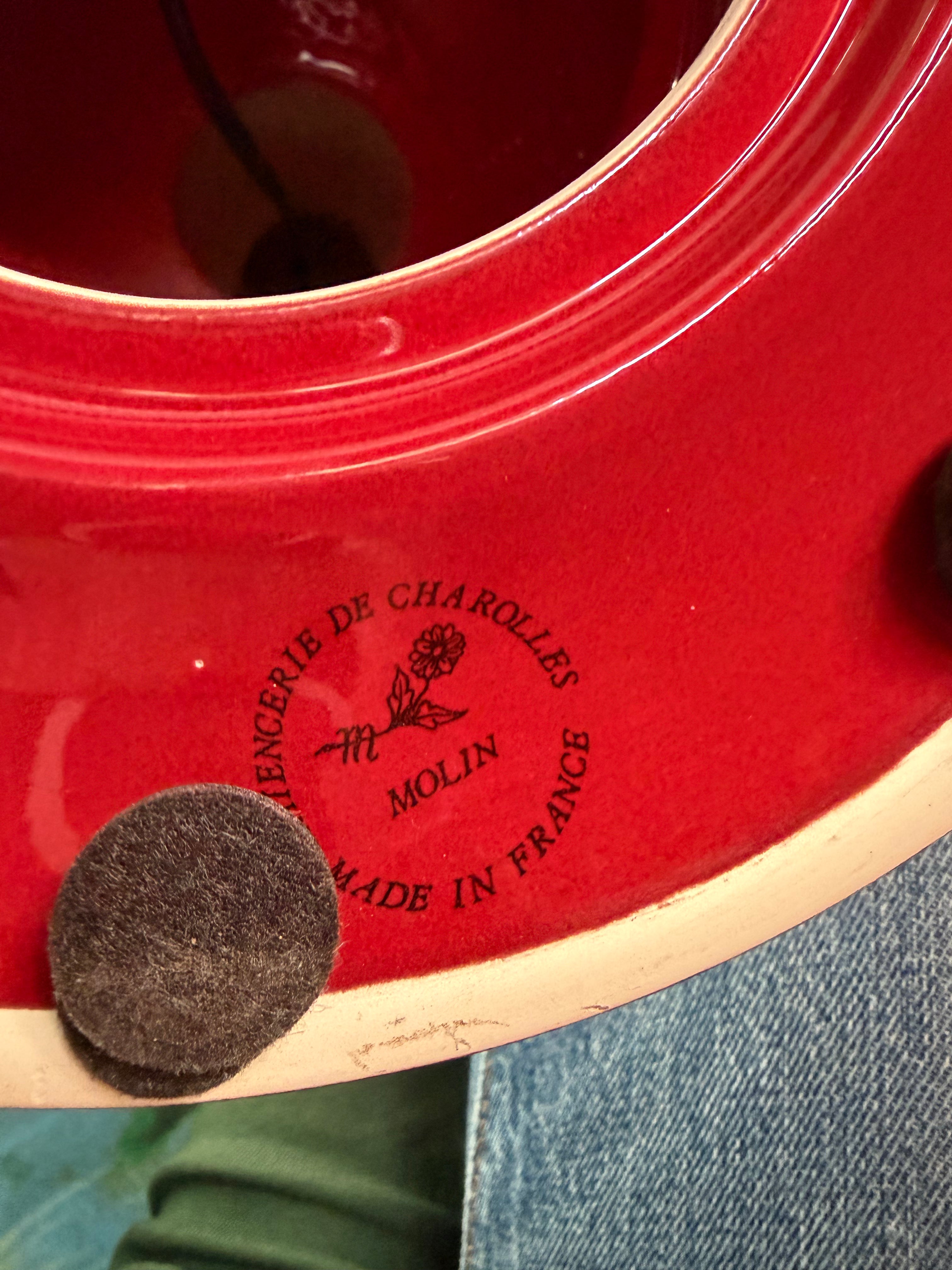 Pied de lampe en céramique